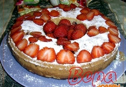 Клубничный кекс