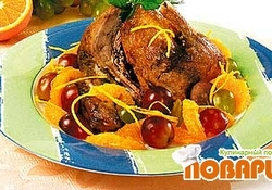 Рецепт: Утка с апельсинами