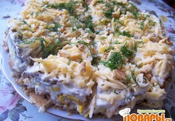 Салат рыбный