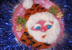 Дед Мороз в тигровой шубе