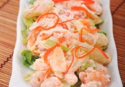 Рецепт: Салат "Кани фуруцу"