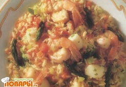 Ризотто из морепродуктов