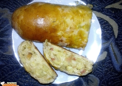 Рецепт: Рулет с яблоками