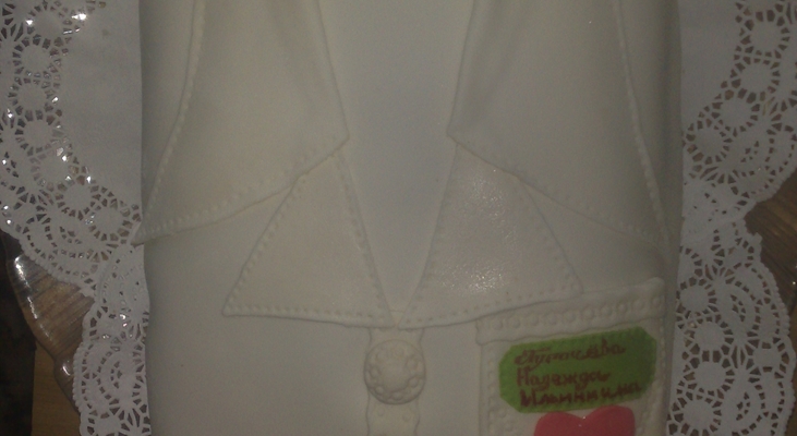 Тортик к "Дню медика" для подруги