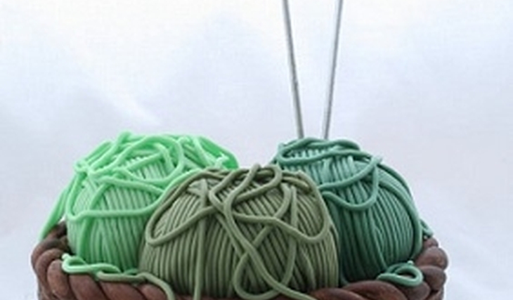 МК Корзинка с клубочками для вязания