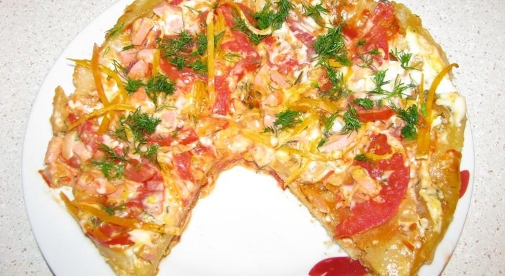 Пицца в мультиварке