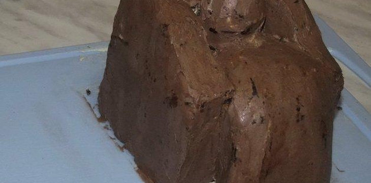 Шаг №2 Торт "Снежная королева на троне" от Nadezhda