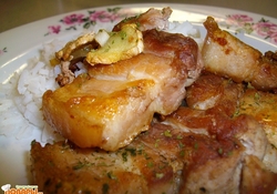 Рецепт: Грудинка "ПИКАНТНАЯ" с имбирем