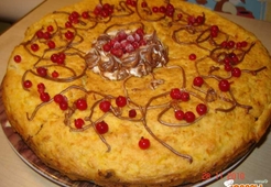 Яблочно-тыквенный манник с лимонным ароматом