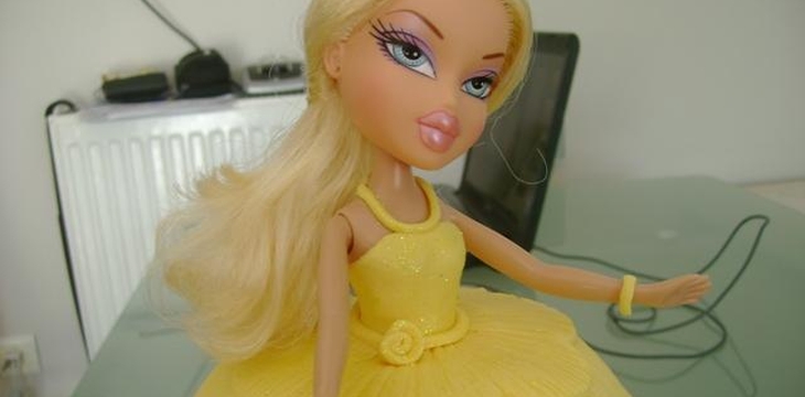 Шаг №11 МК Торт Кукла Братц 2 от Annula