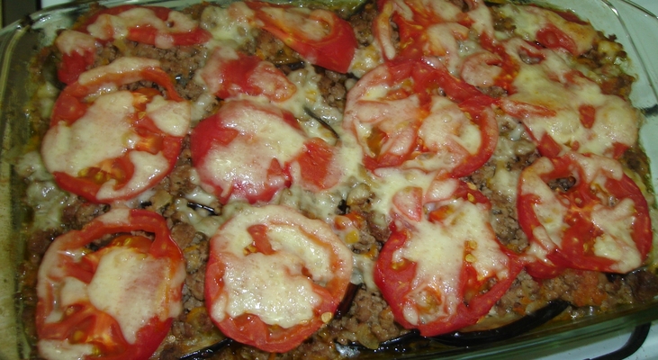 Запеканка из баклажанов