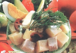 Рецепт: Салат с цыпленком