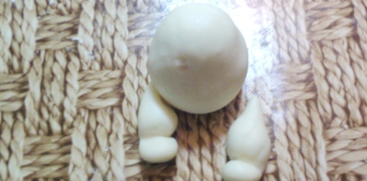 Шаг №1 МК Мишка на скорую руку от alizka