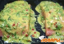 Пирожок из семги