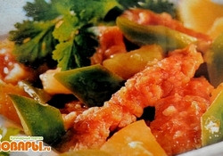 Рецепт: Кисло-сладкая свинина