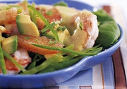 Рецепт: Рисовый салат с авакадо