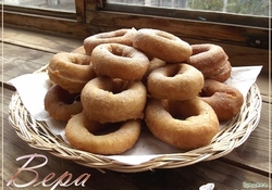 Рецепт: Пончики с корицей