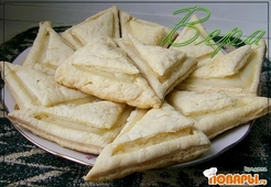 Слойки с ванильным кремом