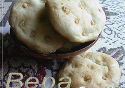 Рецепт: Лепешки с чесночной солью