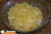 Шаг 3: Майонез желательно брать жирный, тогда …