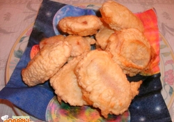 Рецепт: Жареные сосиски в тесте