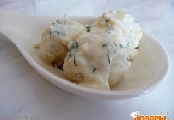 Картофельные ньокки под сырным соусом