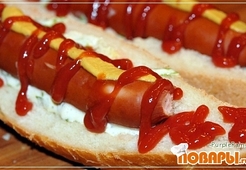 Хот-Дог с салатом