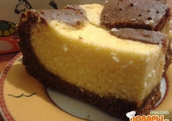 Рецепт: Нежная ватрушка с какао в мультиварке