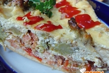 Шаг 7: Пирог выпекаем в предварительно нагретой …