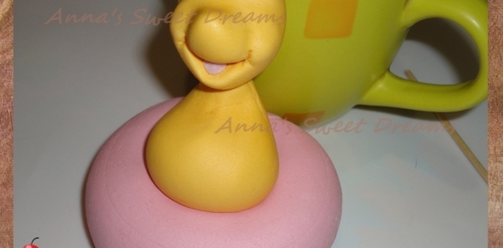 Шаг №10 Винни Пух из мастики от Annula