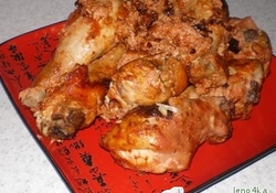 Рецепт: Куриные бедра по-римски