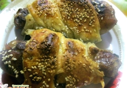 Рецепт: Куриная голень в тесте