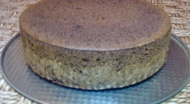 Шоколадно-банановый бисквит