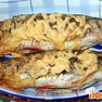 Голавль, запеченный с сыром