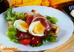 Рецепт: Британский салат с беконом