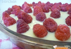 Пирог с малиной