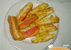 Рецепт: Фаршированные крабовые палочки