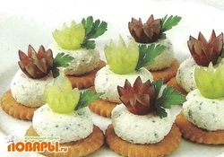 Рецепт: Виноградные лилии