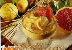 Рецепт: Грейпфрутовый крем