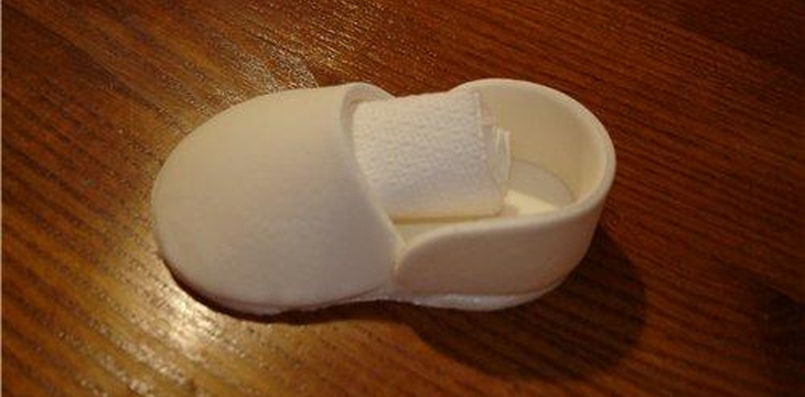 Шаг №3 Детские туфельки от Бусинка