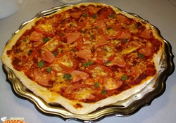 Рецепт: Пицца "СЕМПЛИЧЕ"