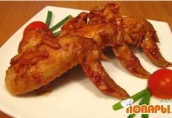 Куриные крылышки в томатной пасте