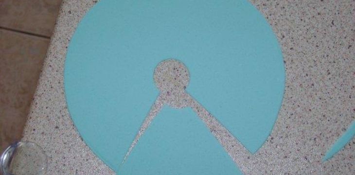 Шаг №7 МК Снегурочка из мастики от Annula