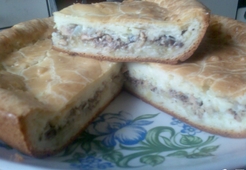 Рыбный пирог из сайры