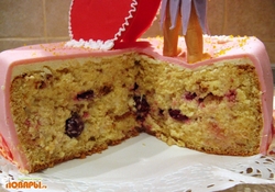 Рецепт: Пьяная вишня (сливочная)