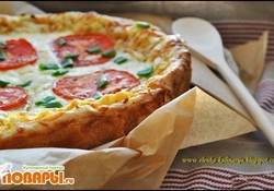 Рецепт: Сочный овощной пирог