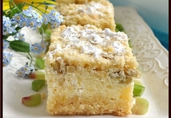 Творожно-ревеневый пирог