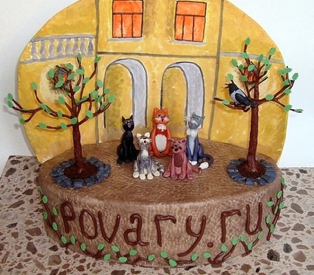 Фото «Торт "Весна за моим окном"»