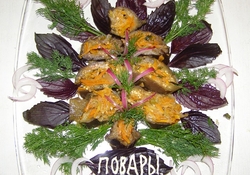 Рецепт: Фаршированные баклажаны