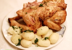 Аппетитная курочка на банке